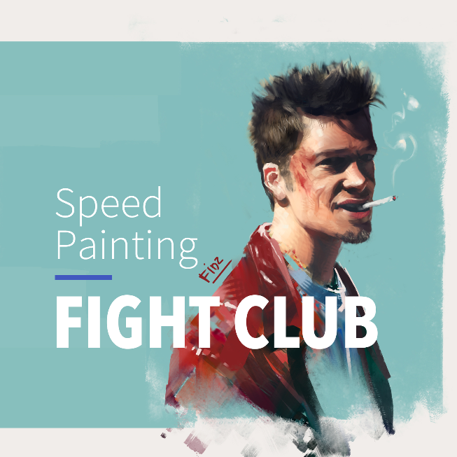 Speed Painting – TYLER (Fight Club) #10