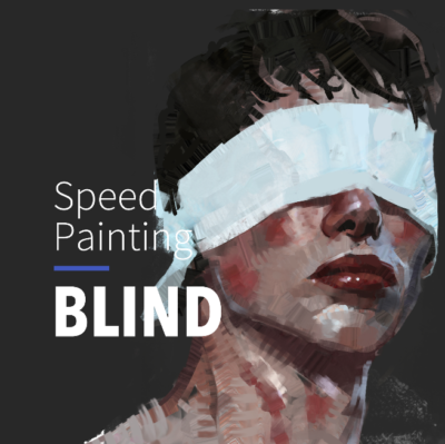 Speed Painting – PORTRAIT BLIND #13